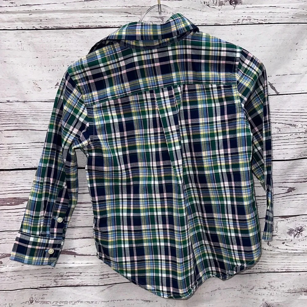 Ralph Lauren Boys Plaid Button-Down Shirt Size 2/2T